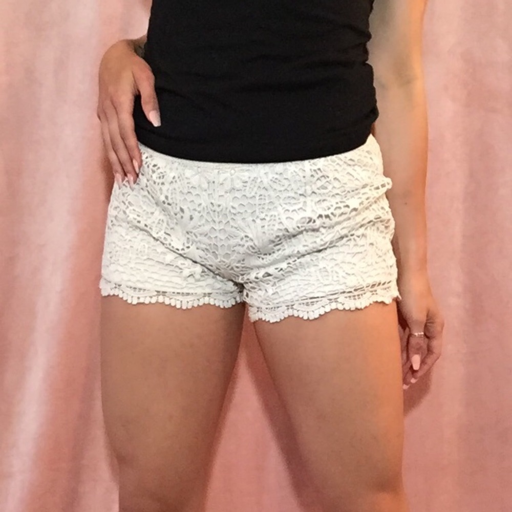 BoHo lace shorts